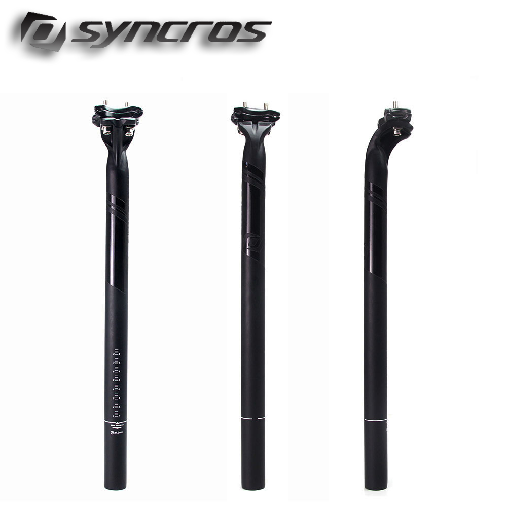 Carbon Fiber Saddle - SYNCROS-Espigão de fibra de carbono para