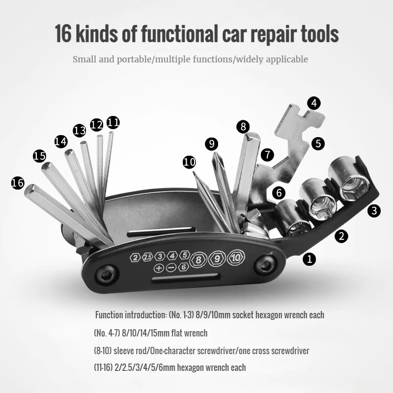 Bicycle Repair Kit - Kit de ferramentas de reparo de