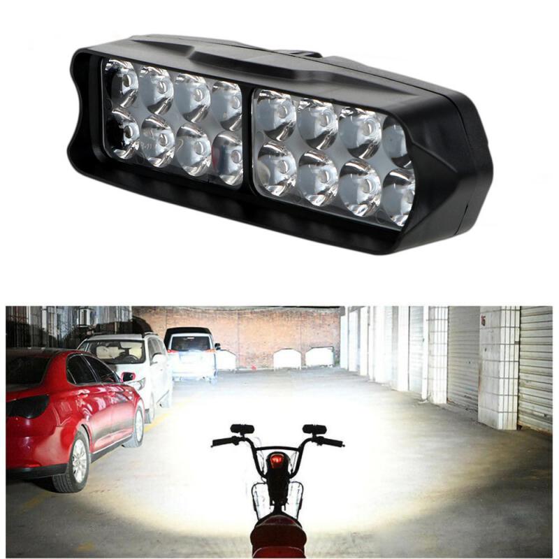 Head Racket Boom - Spot Head Light para motocicleta, Farol