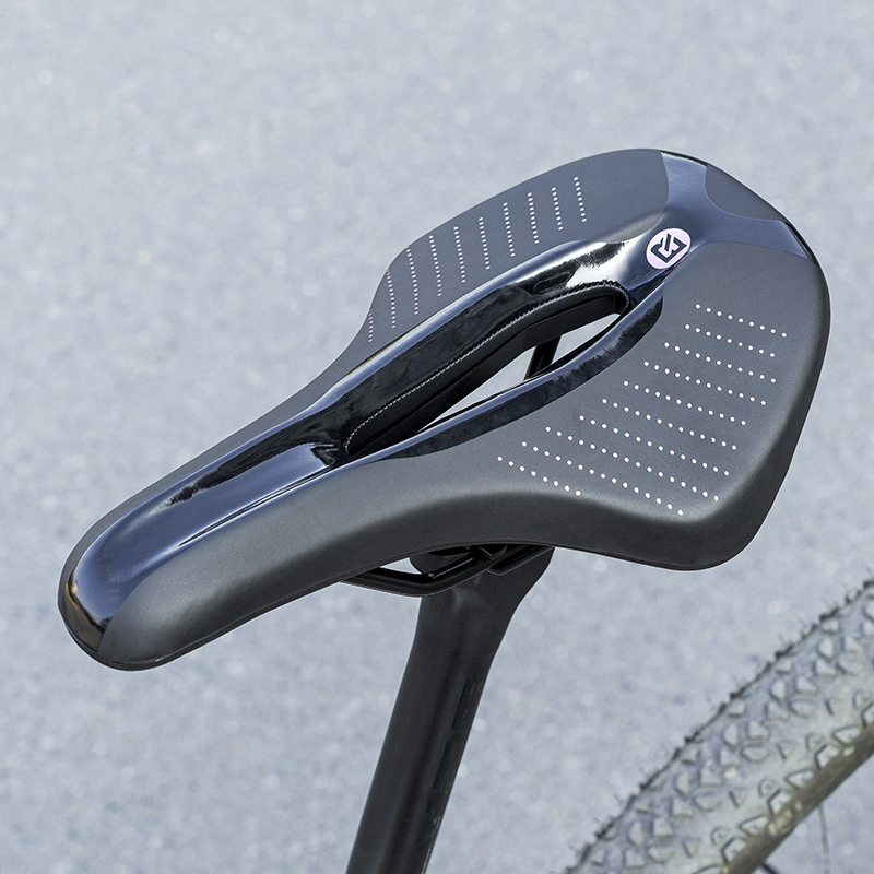 Carbon Fiber Saddle - Rockbros ciclismo sela respirável confortável almofada