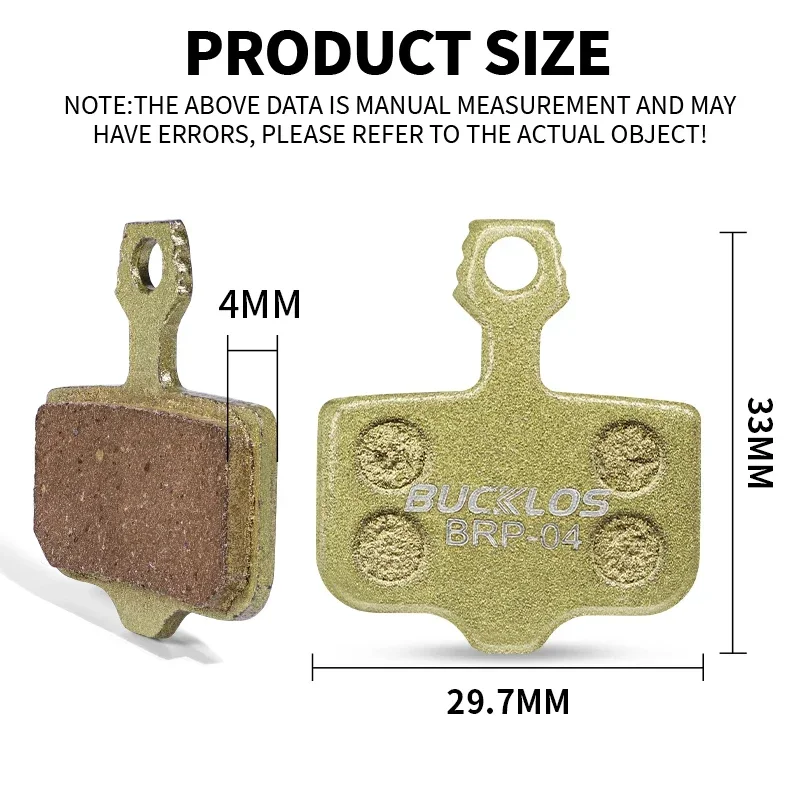 Bucklos pastilhas de freio a d - Ykyw Cycling Gear avaliação e preço