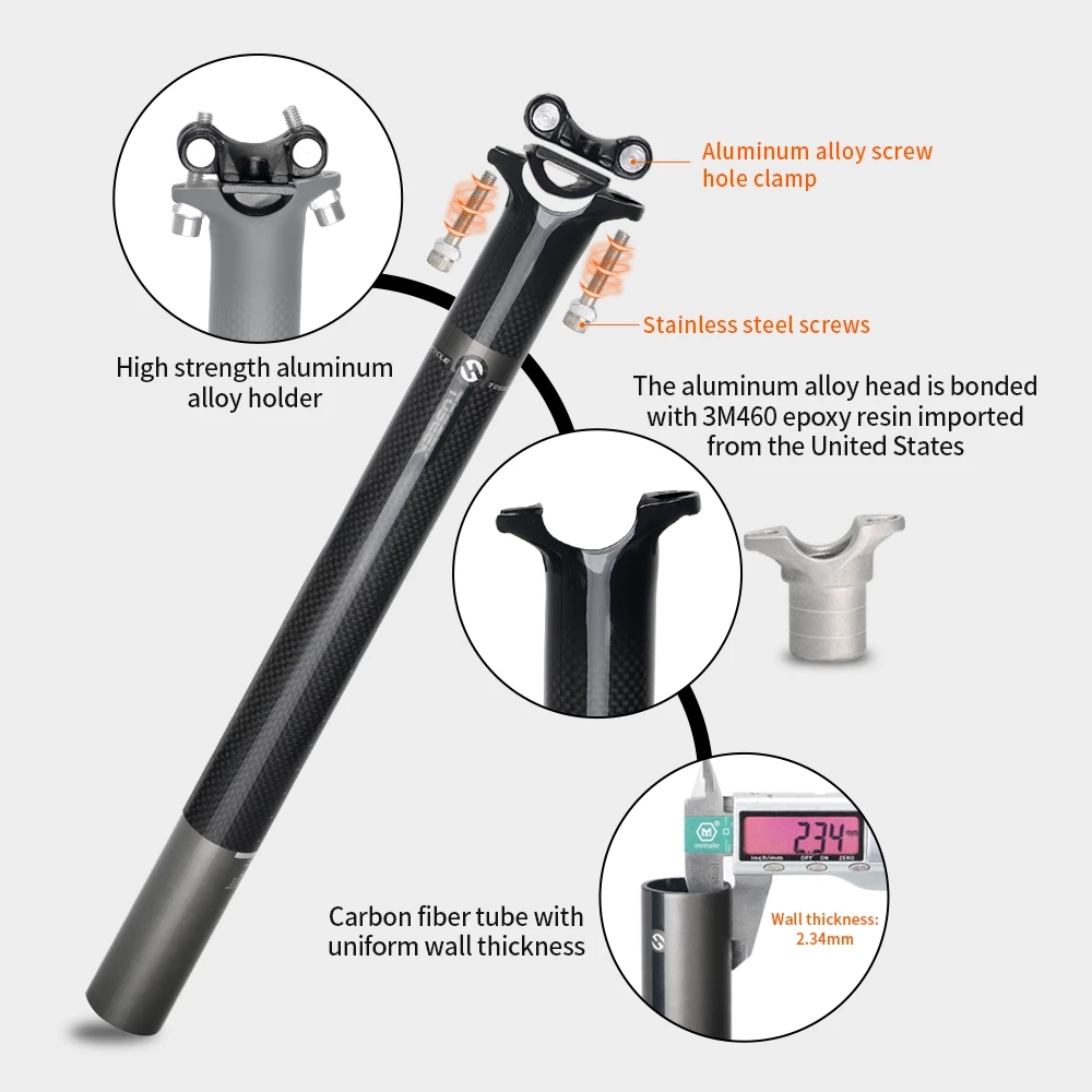 Toseek 3k fosco completo de fi - Carbon Fiber Saddle avaliação e preço