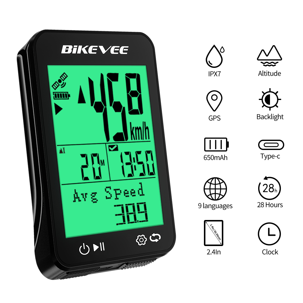 Multi-idioma gps sem fio bicic - Bike Speedometer avaliação e preço