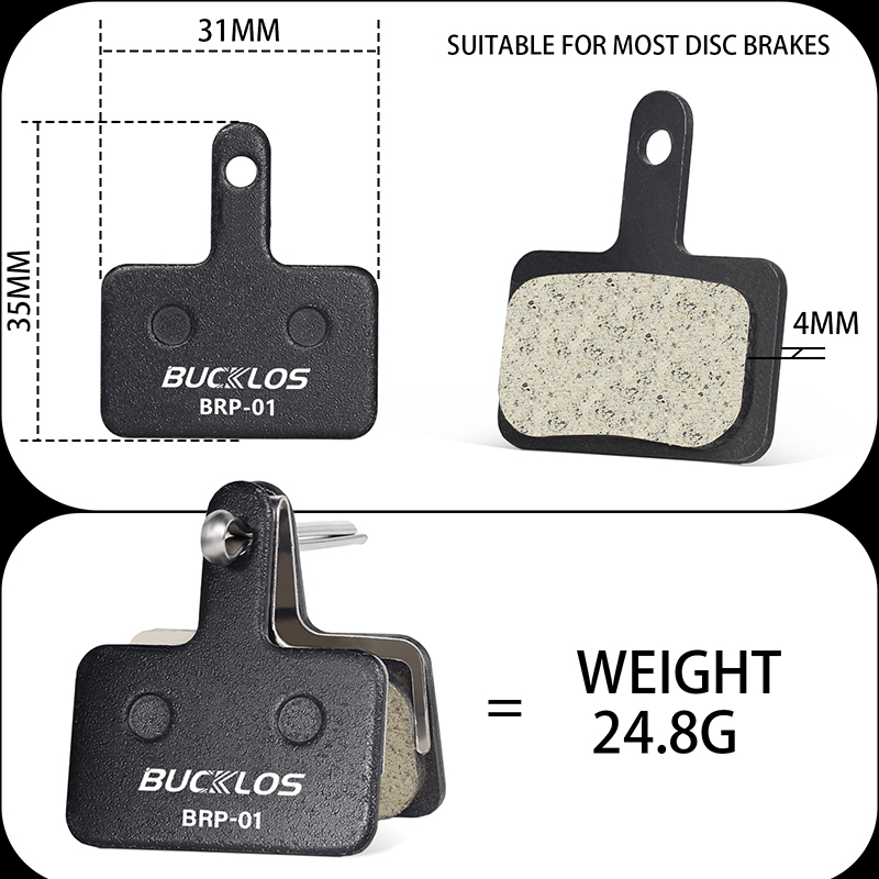 Bucklos pastilhas de freio da  - Ykyw Cycling Gear avaliação e preço