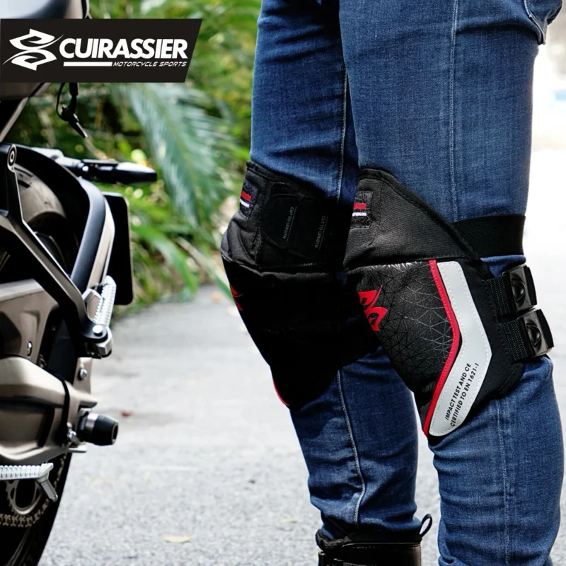 Joelheiras masculinas para mot - Cycling Gear Black avaliação e preço