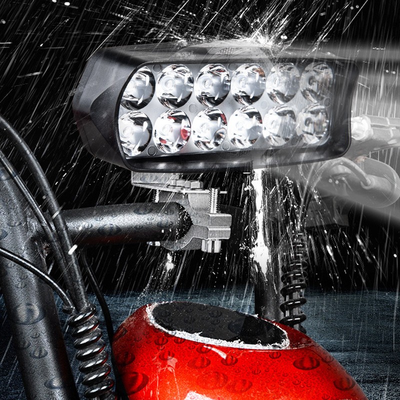 Spot Head Light para motocicle - Head Racket Boom avaliação e preço